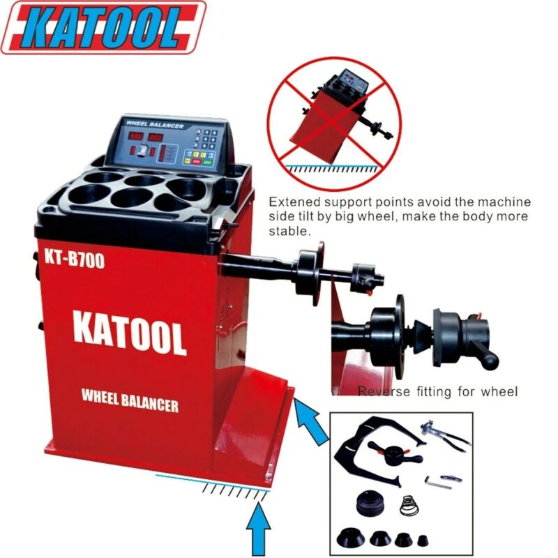 Katool KT-T900 & KT-B700 Tire Changer & Wheel Balancer Combo - Image 13