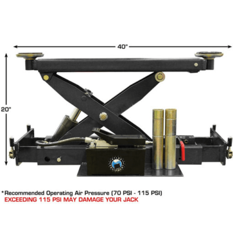Atlas RJ8000 8,000 lbs Rolling Bridge Jack - Image 2