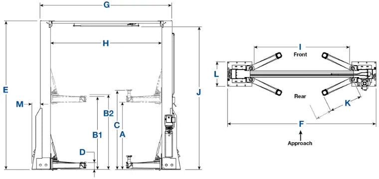 BendPak 20AP-192 Diagram