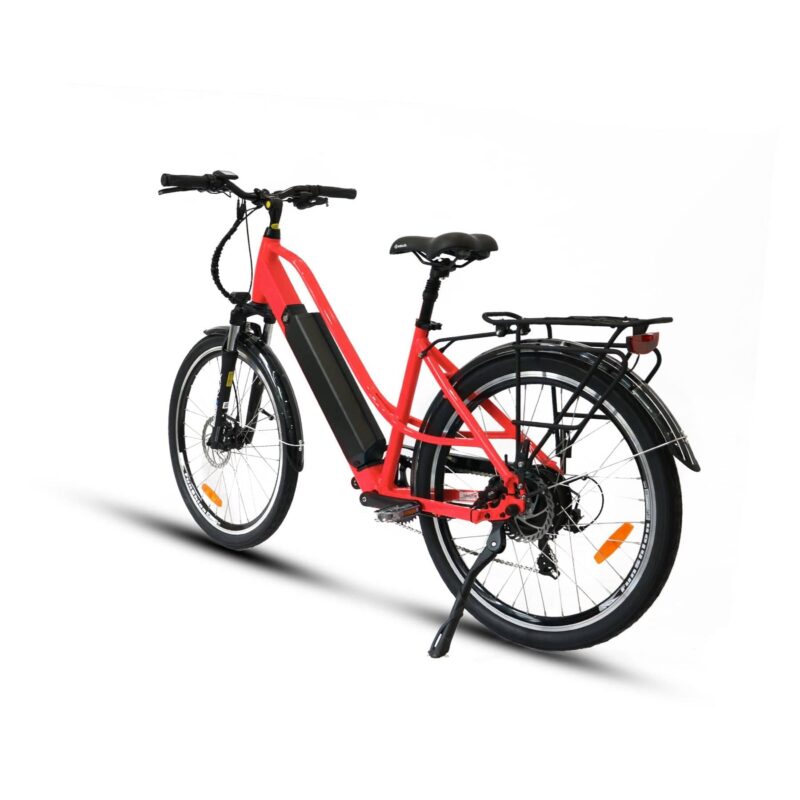 Eunorau 48V500W E-Torque Red Electric Commuter Bike - Image 4