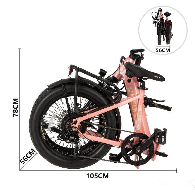 Eunorau Meta Foldable Electric Bike - Image 7