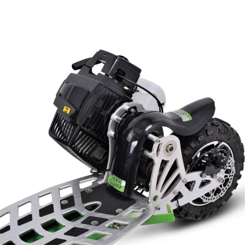 MotoTec/UberScoot 70x 2-Speed Gas Scooter Green - Image 6
