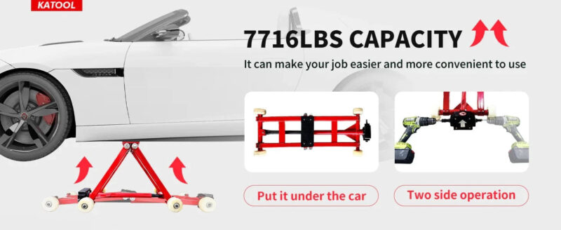 Katool KT-M3000 Mini Side Car Lift For Quick Tire Changing - Image 6