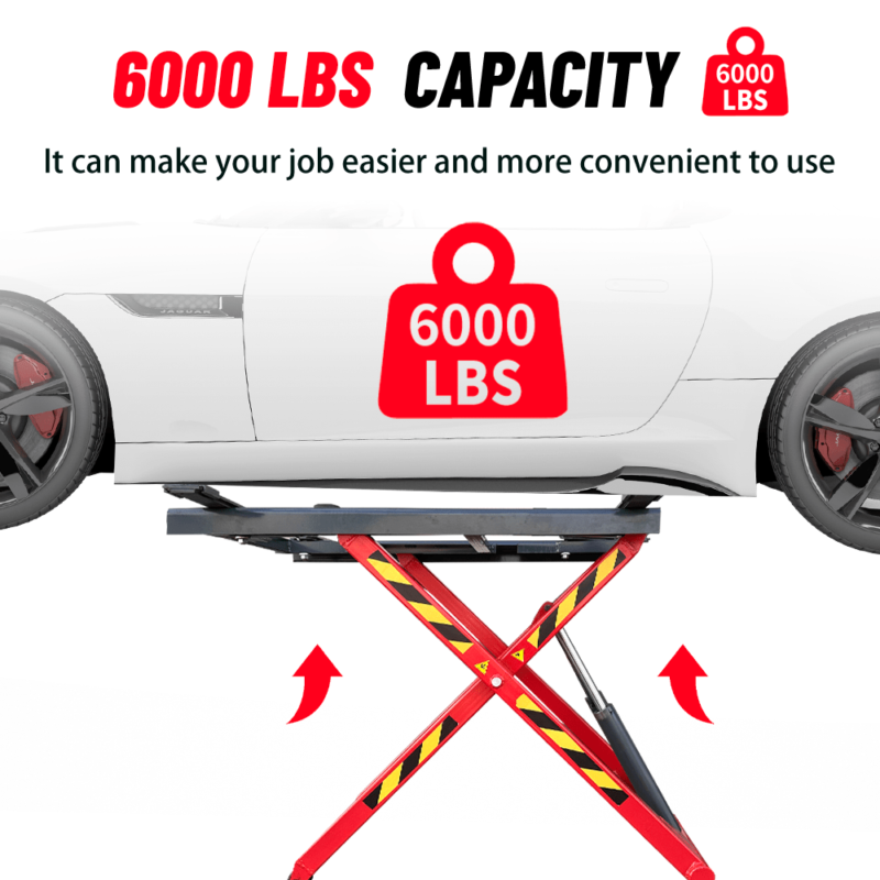 Katool KT-X66 6600 lbs Portable Mid Rise Scissor Lift - Image 5