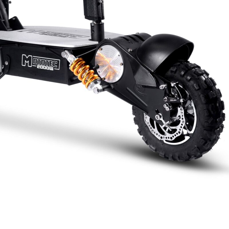 MotoTec 2000w 48v Electric Scooter Black - Image 10