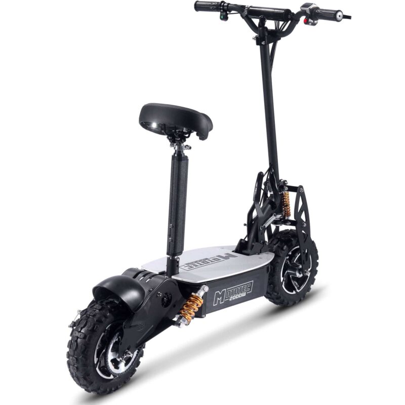 MotoTec 2000w 48v Electric Scooter Black - Image 6