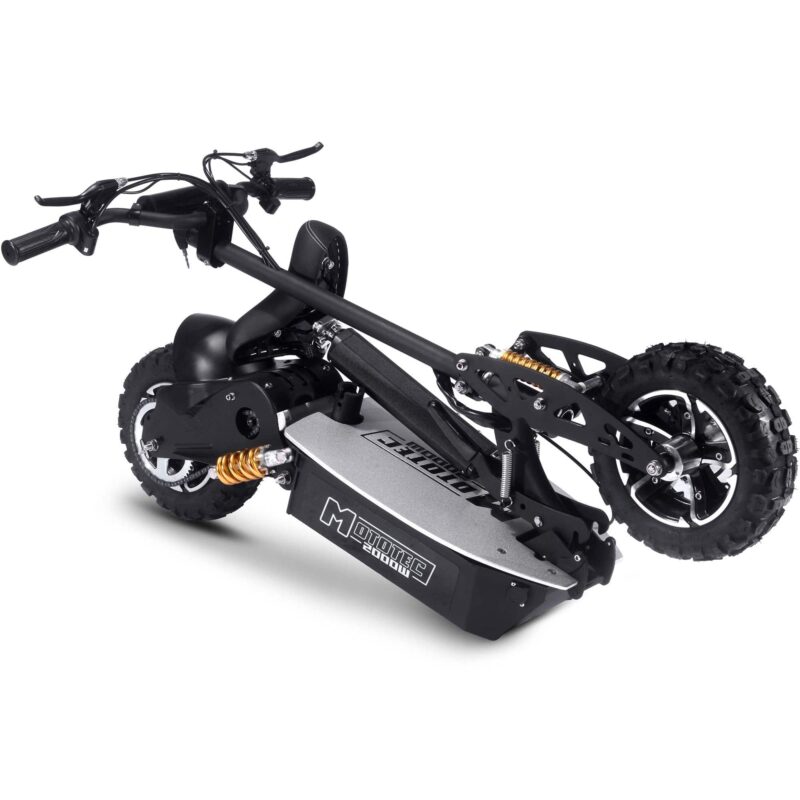 MotoTec 2000w 48v Electric Scooter Black - Image 7