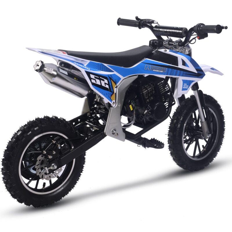 MotoTec Warrior 52cc 2-Stroke Kids Gas Dirt Bike - Image 9