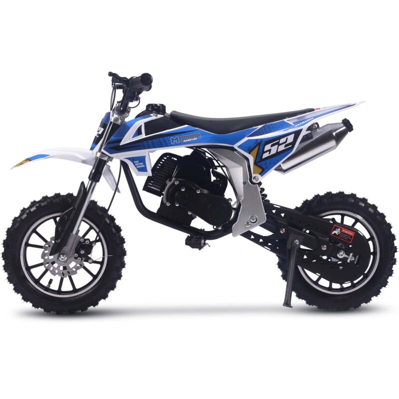 MotoTec Warrior 52cc 2-Stroke Kids Gas Dirt Bike - Image 11