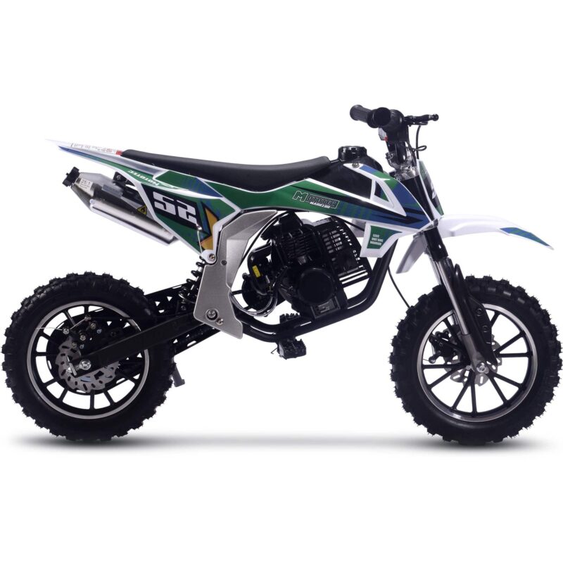 MotoTec Warrior 52cc 2-Stroke Kids Gas Dirt Bike - Image 2