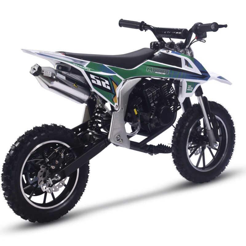 MotoTec Warrior 52cc 2-Stroke Kids Gas Dirt Bike - Image 3