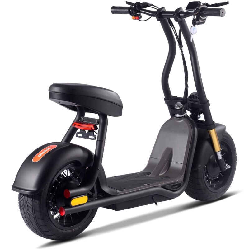 MotoTec Diablo 48v 1000w Lithium Electric Scooter - Image 5