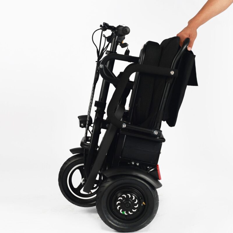 MotoTec Folding Mobility Electric Trike 48v 700w Dual Motor Lithium Black - Image 13