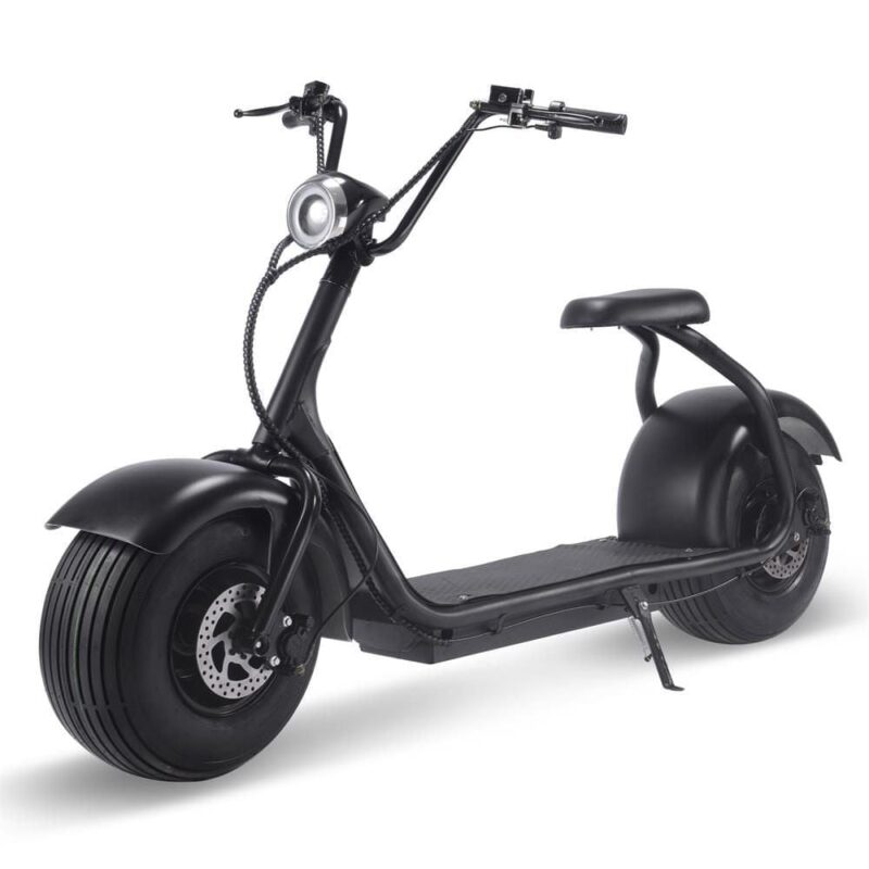 MotoTec Fat Tire 60v 18ah 2000w Lithium Electric Scooter Black - Image 4
