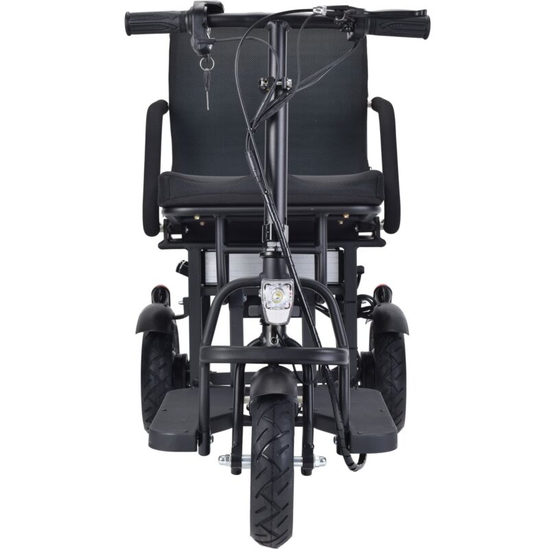 MotoTec Folding Mobility Electric Trike 48v 700w Dual Motor Lithium Black - Image 5