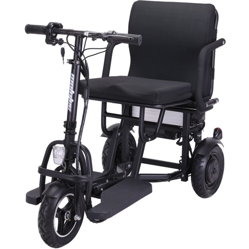 MotoTec Folding Mobility Electric Trike 48v 700w Dual Motor Lithium Black - Image 6