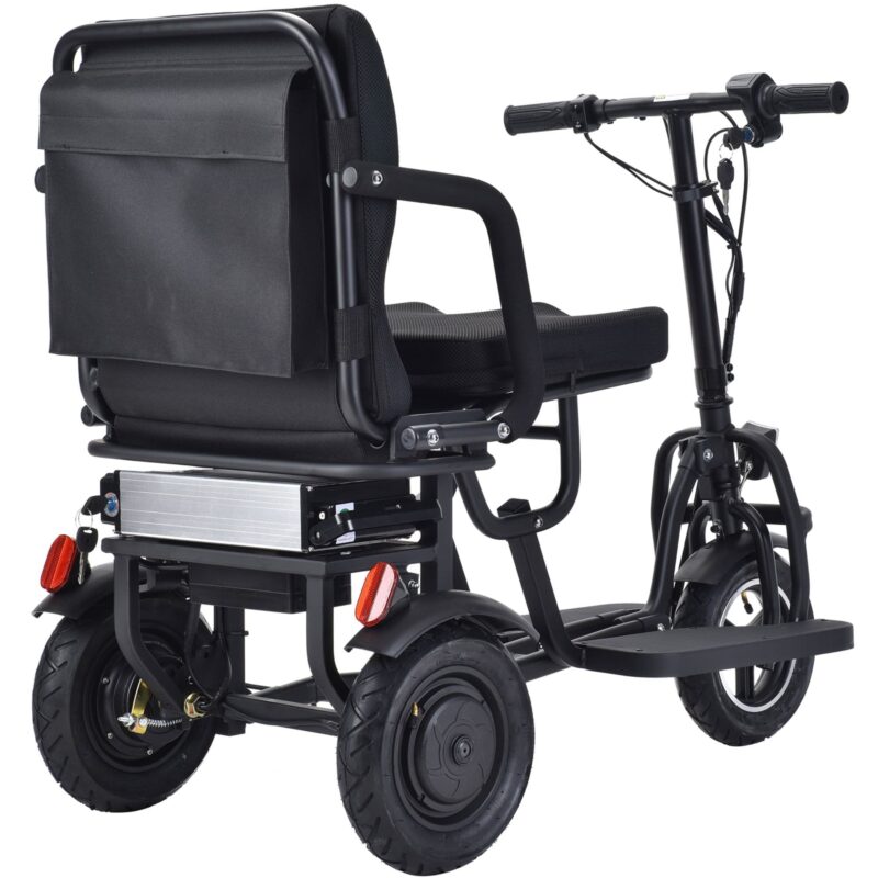 MotoTec Folding Mobility Electric Trike 48v 700w Dual Motor Lithium Black - Image 7
