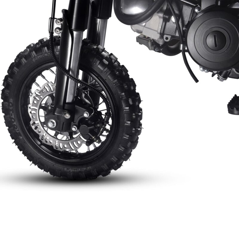 MotoTec Hooligan 72cc 4-Stroke Gas Dirt Bike Blue - Image 10