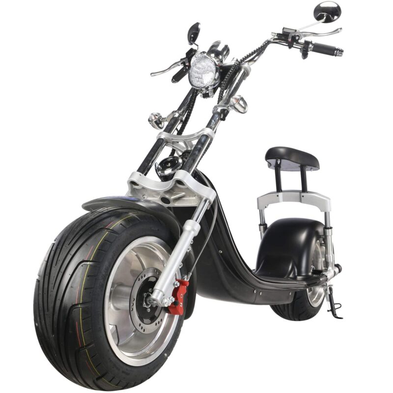 MotoTec Knockout 60v 2500w Lithium Electric Scooter Black - Image 3