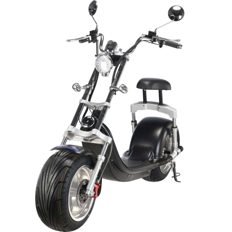 MotoTec Knockout 60v 2500w Lithium Electric Scooter Black - Image 4