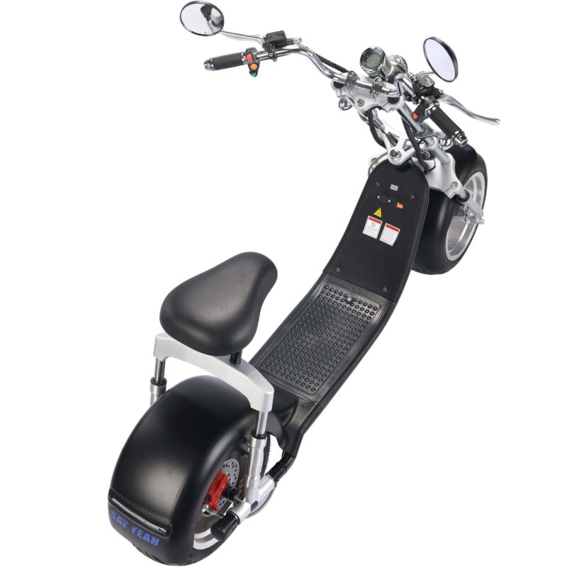 MotoTec Knockout 60v 2500w Lithium Electric Scooter Black - Image 6