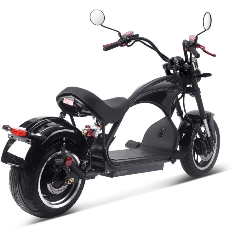MotoTec Lowboy 60v 2500w Lithium Scooter Black - Image 3