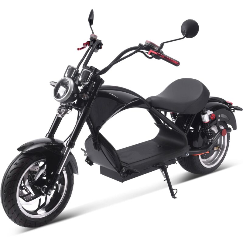 MotoTec Lowboy 60v 2500w Lithium Scooter Black - Image 6