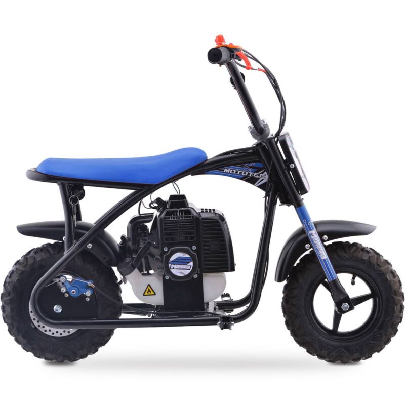 MotoTec Bandit 52cc 2-Stroke Kids Gas Mini Bike - Image 2