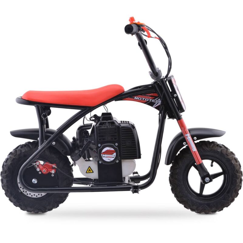 MotoTec Bandit 52cc 2-Stroke Kids Gas Mini Bike - Image 9