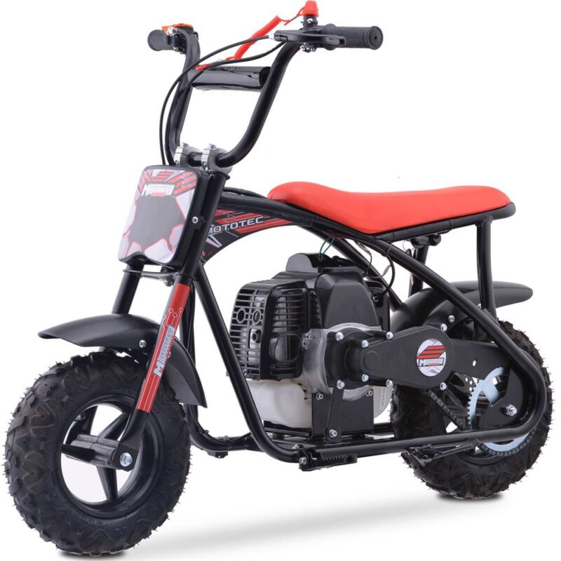 MotoTec Bandit 52cc 2-Stroke Kids Gas Mini Bike - Image 12
