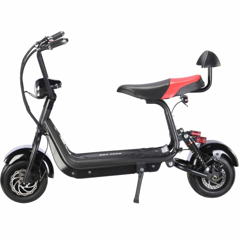 MotoTec Mini Fat Tire 48v 500w Electric Scooter Black - Image 5