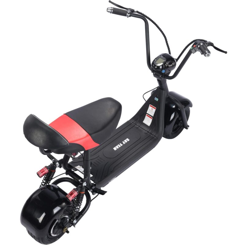 MotoTec Mini Fat Tire 48v 500w Electric Scooter Black - Image 6