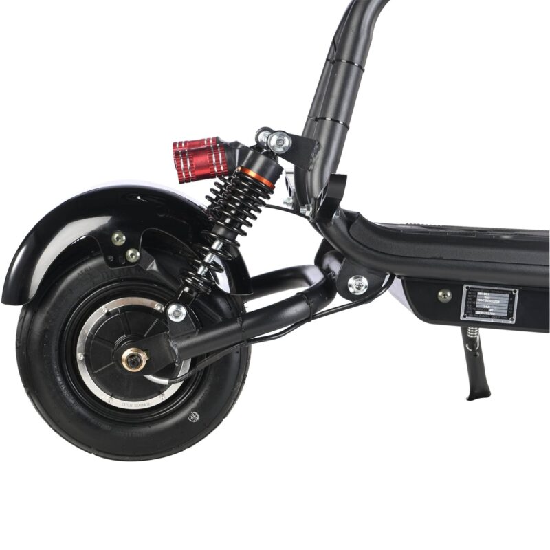 MotoTec Mini Fat Tire 48v 500w Electric Scooter Black - Image 7