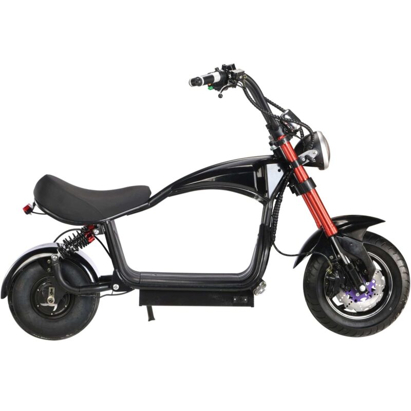 MotoTec Mini Lowboy 48v 800w Lithium Scooter Black - Image 6