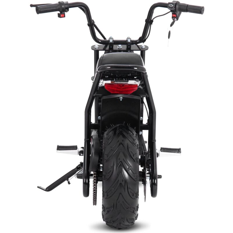 MotoTec 48v 1000w Electric Mini Bike Black - Image 3