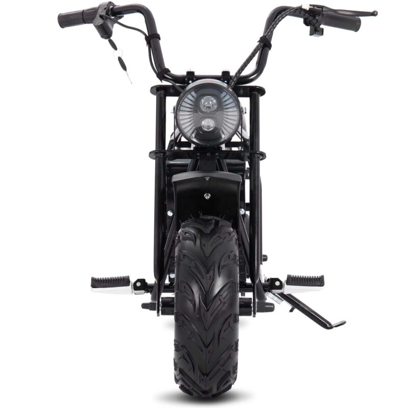 MotoTec 48v 1000w Electric Mini Bike Black - Image 7