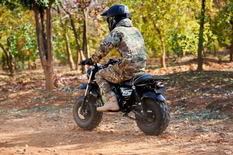 MotoTec 60v 1500w Electric Powered Mini Bike Lithium Black - Image 14