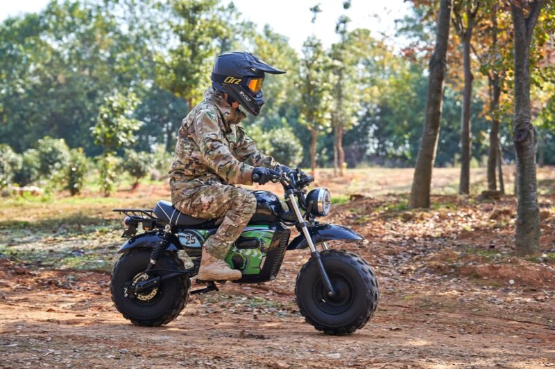 MotoTec 60v 1500w Electric Powered Mini Bike Lithium Black - Image 16