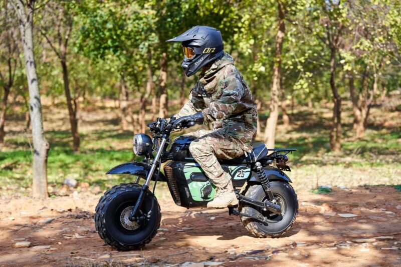 MotoTec 60v 1500w Electric Powered Mini Bike Lithium Black - Image 21