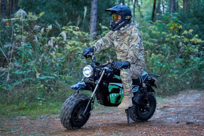 MotoTec 60v 1500w Electric Powered Mini Bike Lithium Black - Image 24