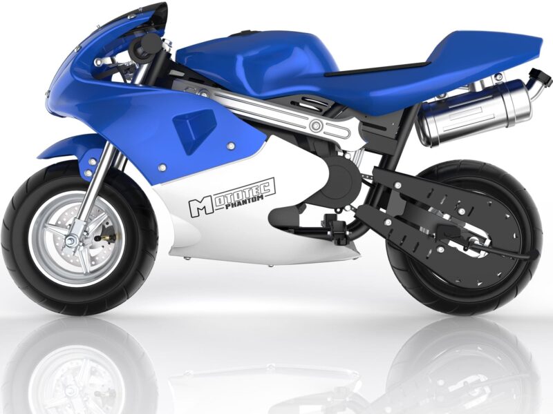 MotoTec Phantom Gas Pocket Bike 49cc 2-Stroke - Image 6