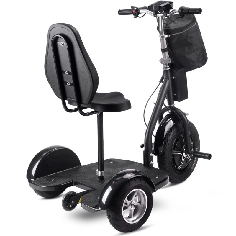 MotoTec Electric Trike 48v 1000w Lithium Black - Image 4