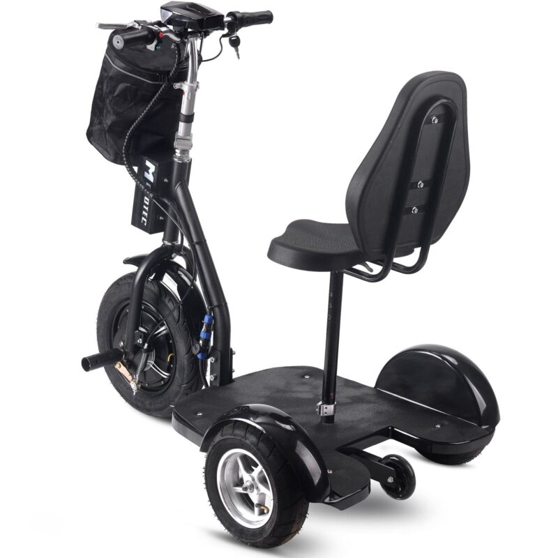 MotoTec Electric Trike 48v 1000w Lithium Black - Image 5