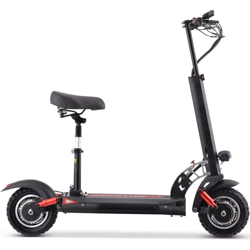 MotoTec Thor 60v 2400w Lithium Electric Scooter Black - Image 4