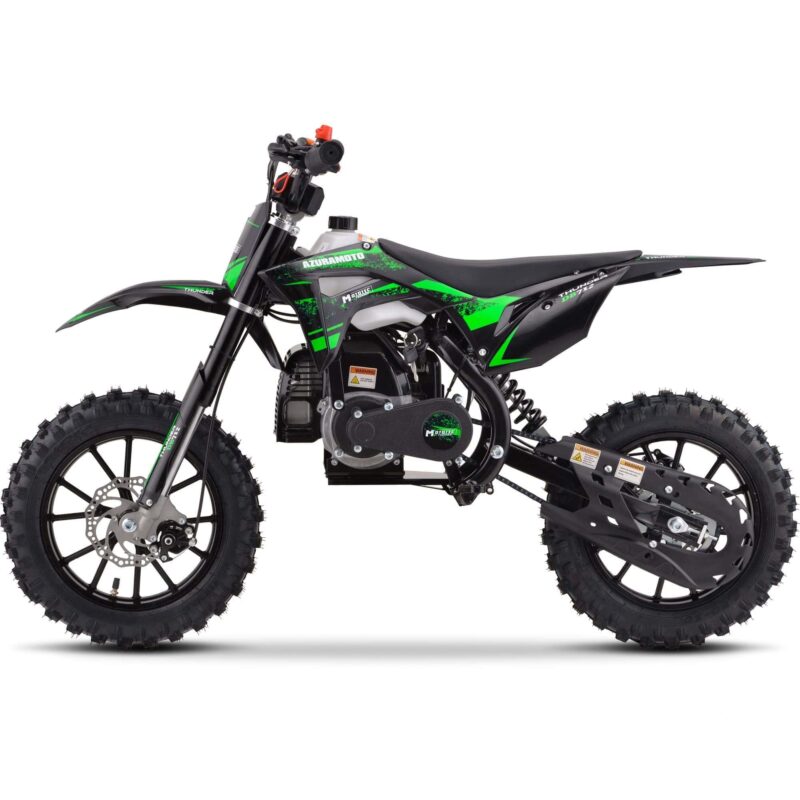 MotoTec Thunder 50cc 2-Stroke Kids Gas Dirt Bike - Image 18