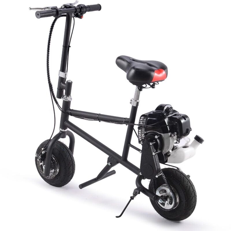 MotoTec 49cc Gas Mini Bike Black - Image 4