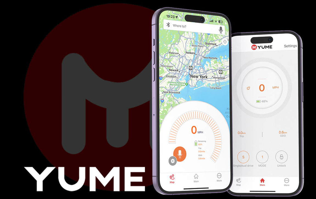 Yume Hawk 2400W 43MPH Dual Motor Electric Scooter App