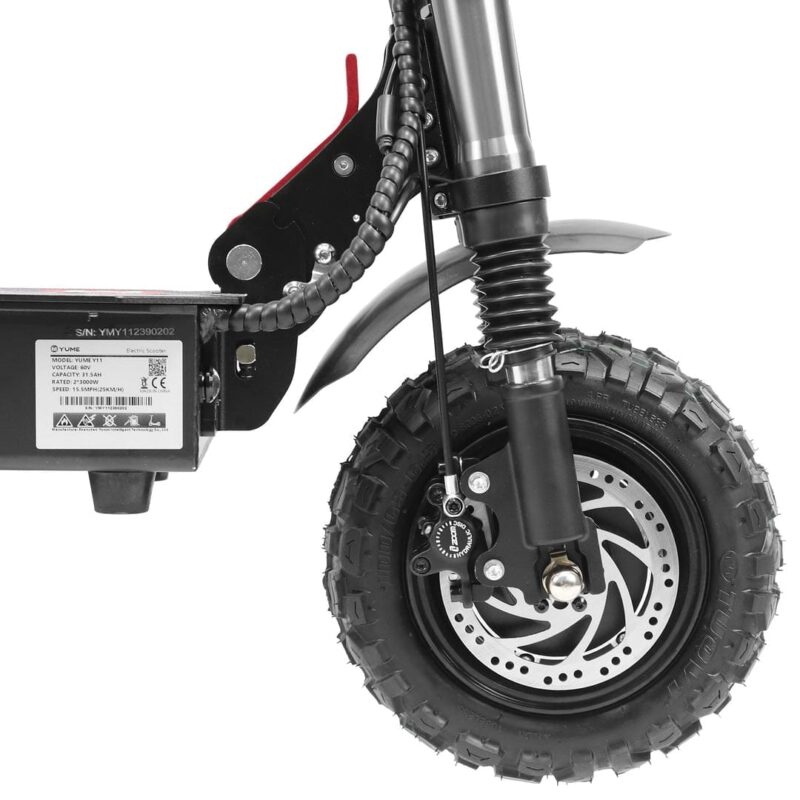 Yume Hawk 2400W 43MPH Dual Motor Electric Scooter - Image 13