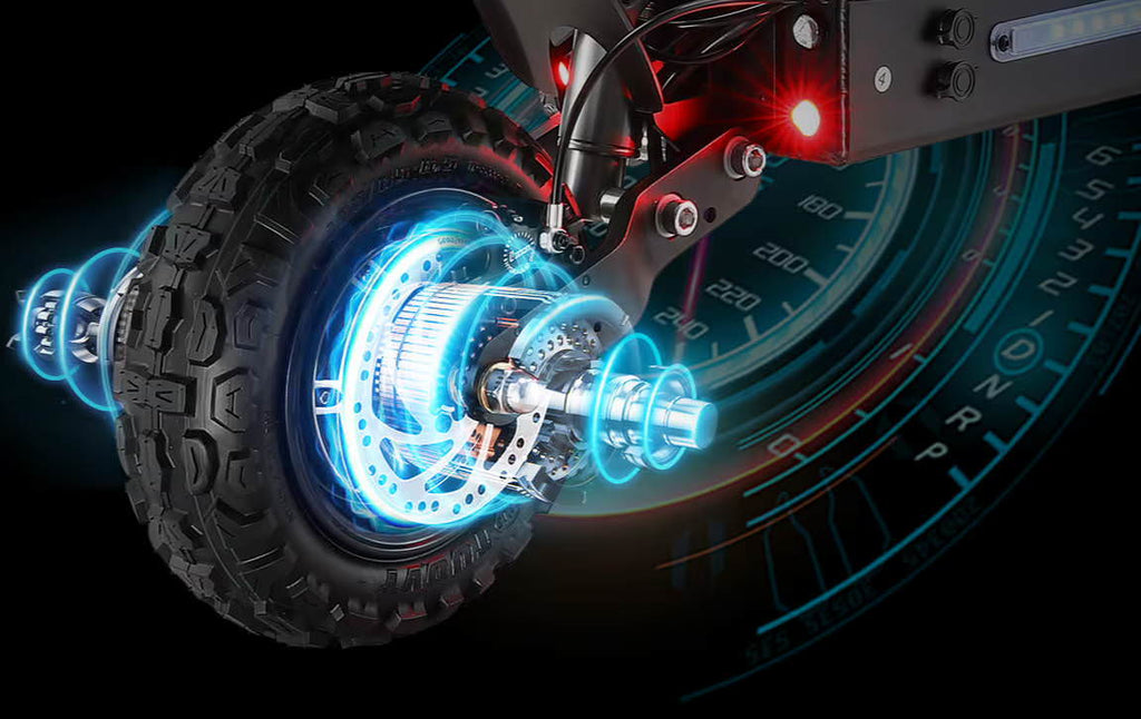 Yume Hawk 2400W 43MPH Dual Motor Electric Scooter Motor