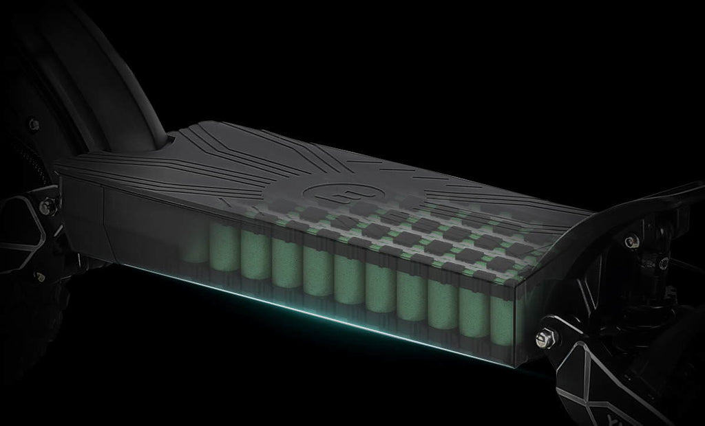 Yume Raptor 60V 6000W 50MPH Electric Scooter battery